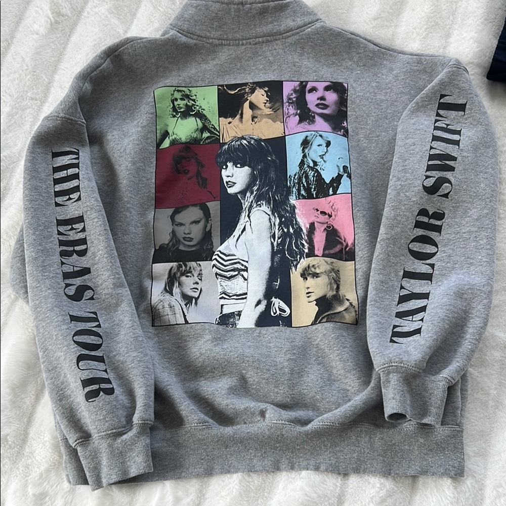Taylor Swift The Eras Tour Sweatshirt Grey